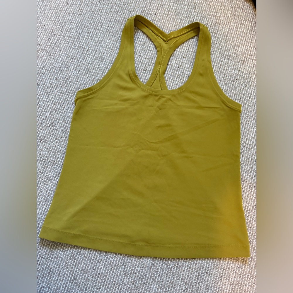 Lululemon moss green Tank Top